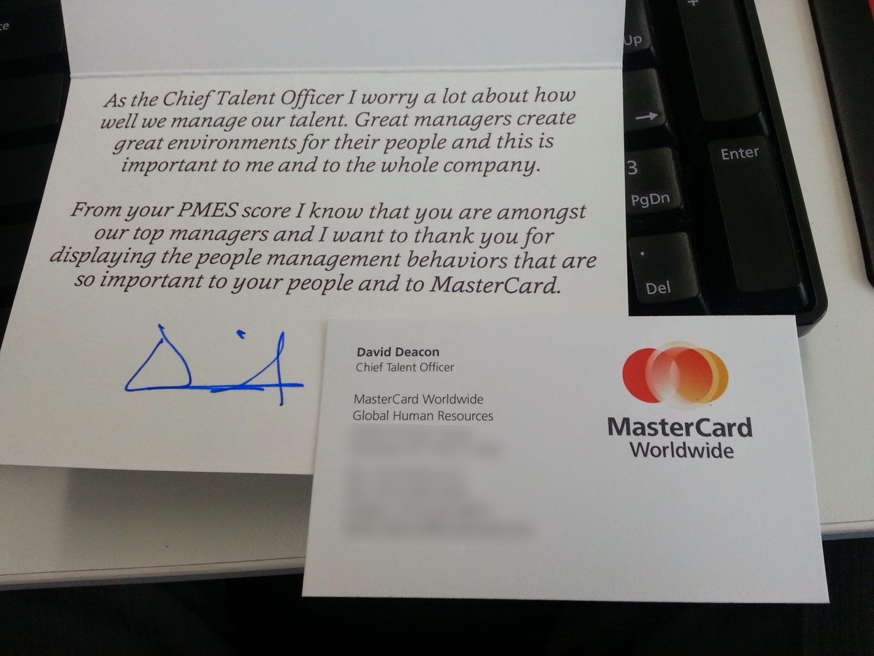 My love letter from MasterCard